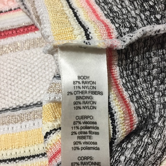 White House Black Market Sweater Tank Top Women’s S Knit Stripe (Read) - Picture 7 of 9